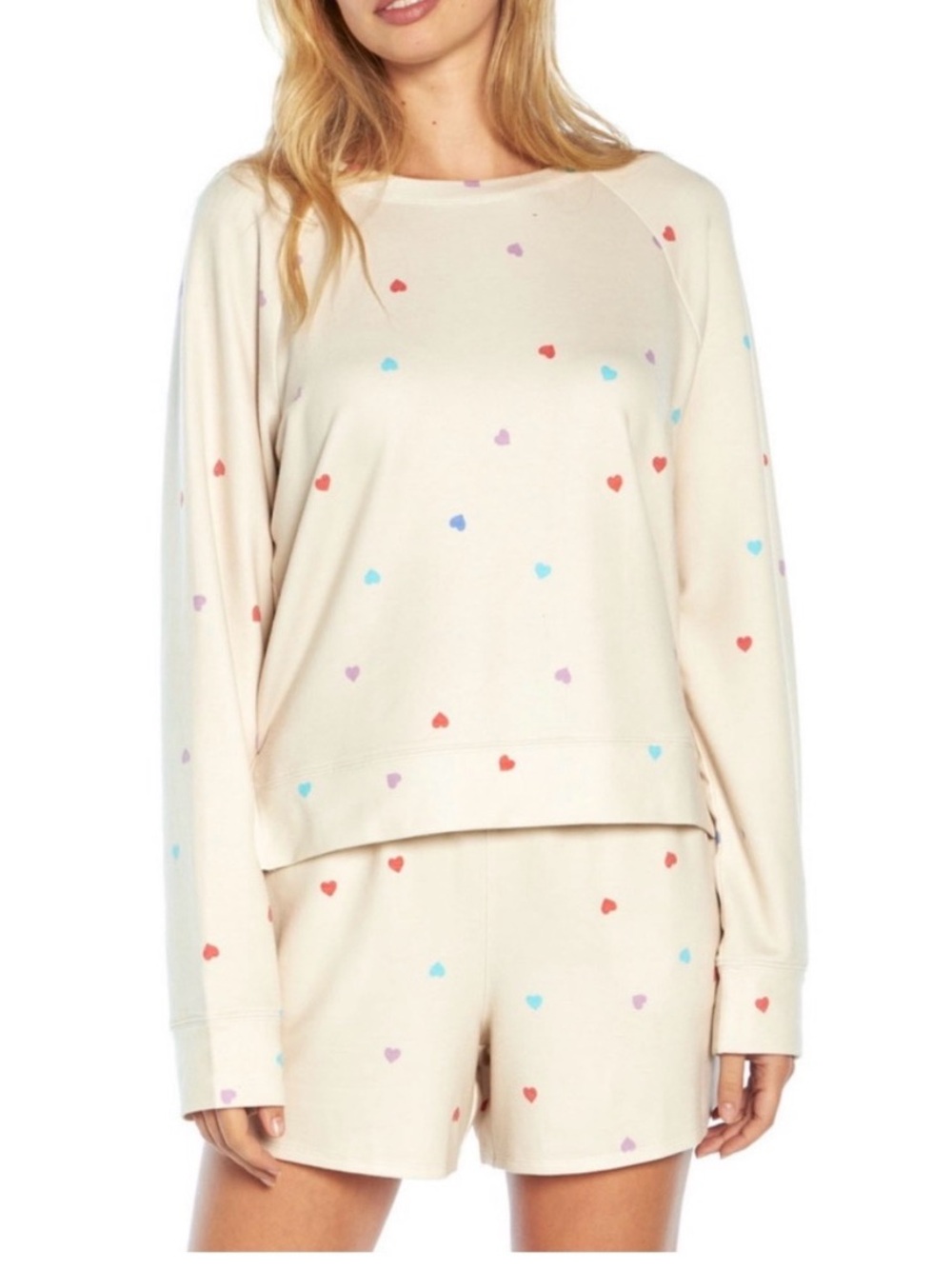 Wild fox sweatshirt & short lounge set NEW XXL